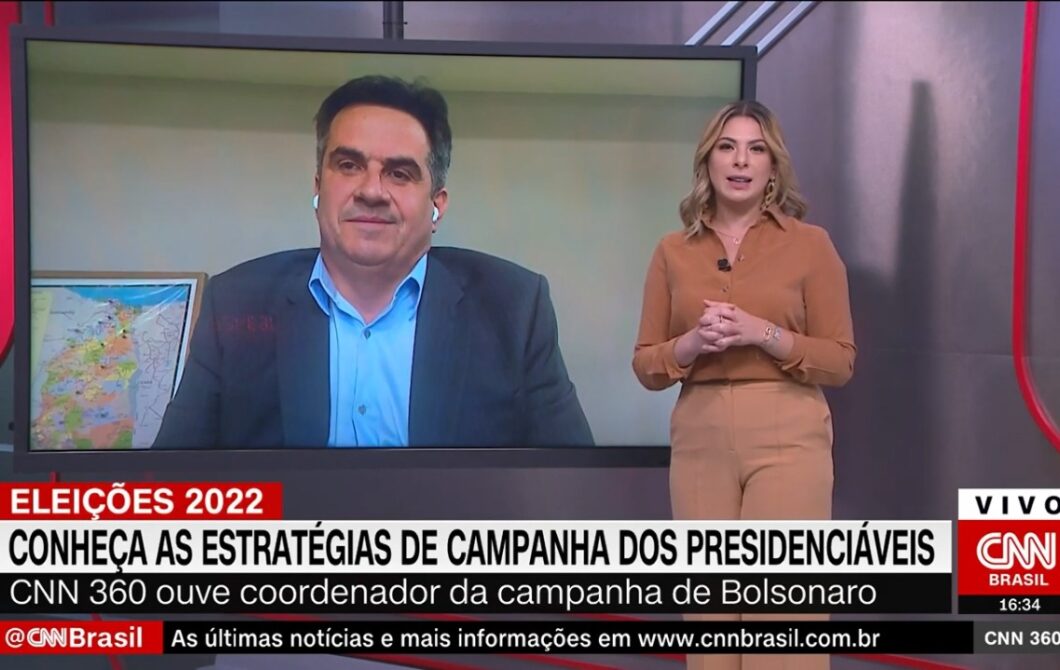 Elei es Ciro Nogueira concedeu entrevista emissora CNN Brasil